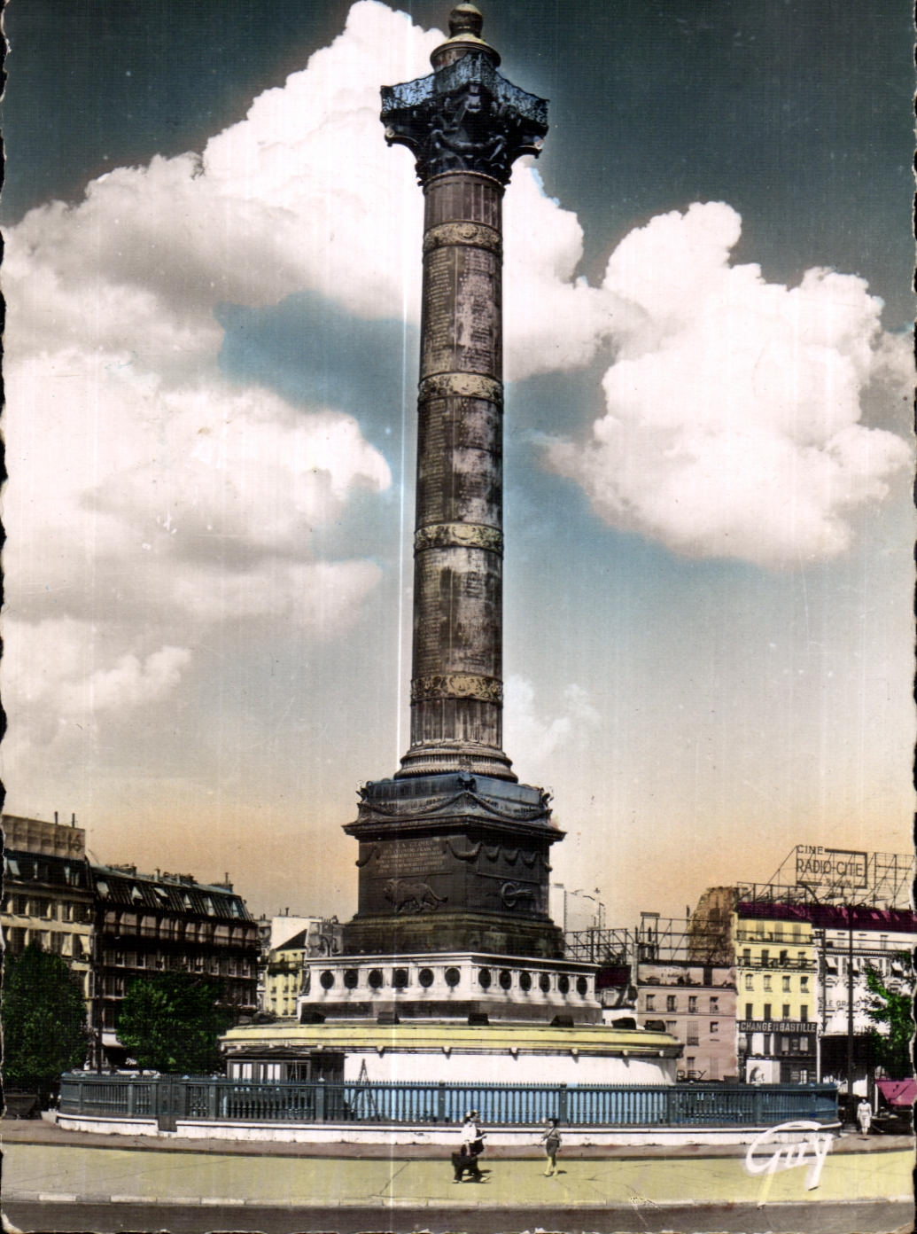 CPA Paris et ses Merveilles Place de la Bastille