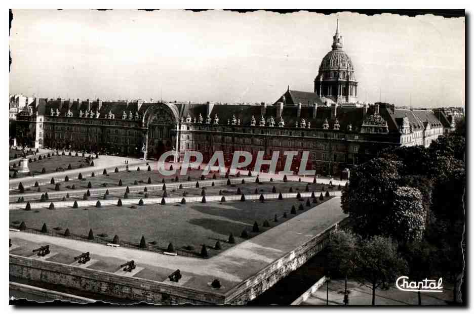 CPA Paris Facade de l Hotel des Invalides