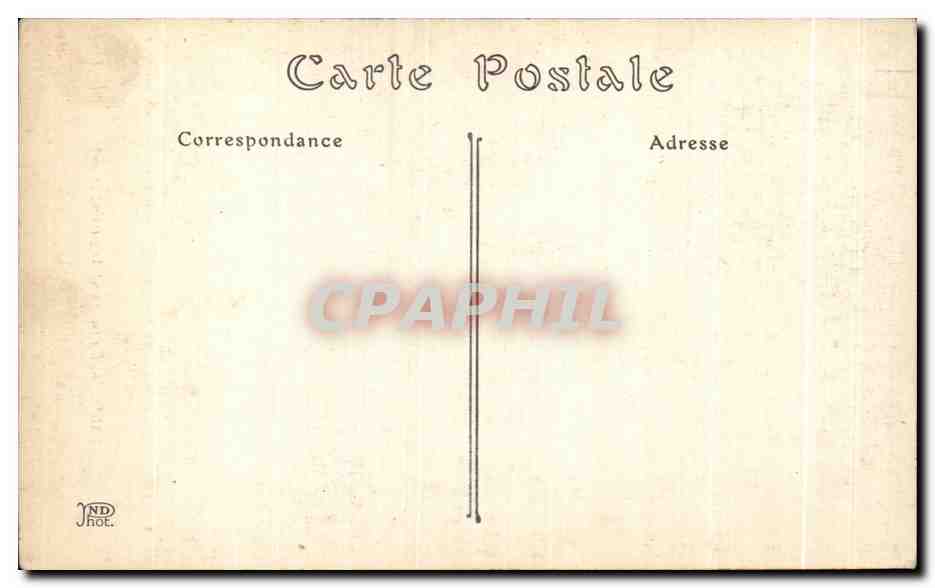 CPA Paris Eglise Saint Augustin la nef — Rückseite
