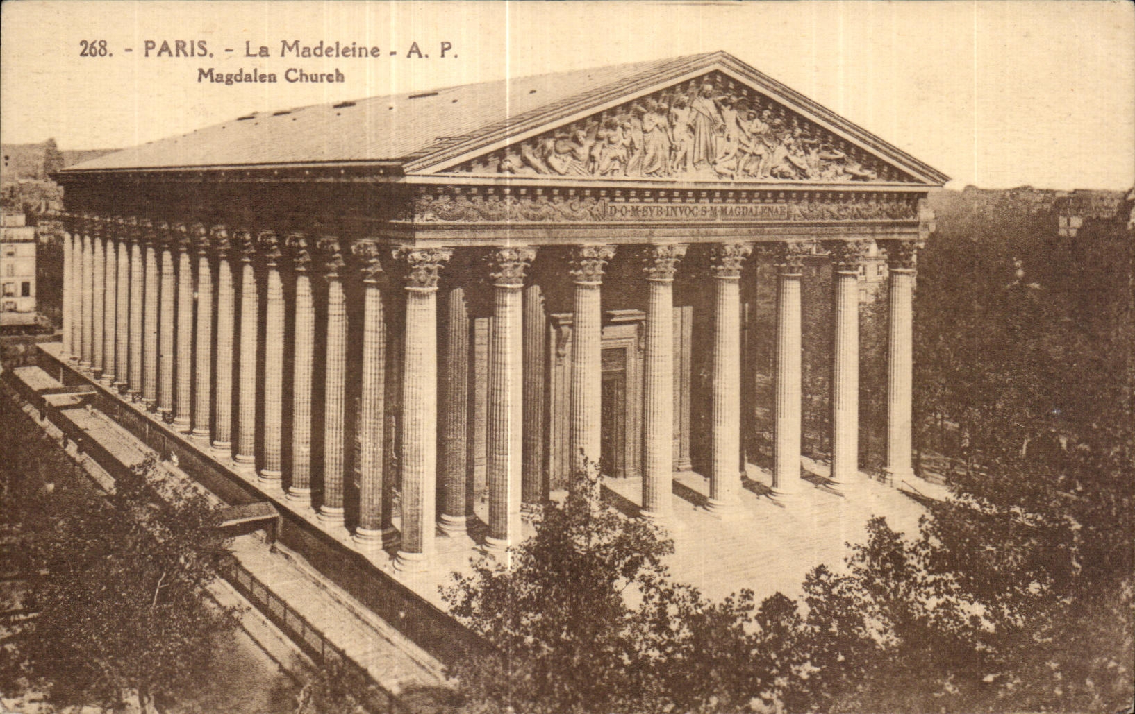 CPA Paris La Madeleine Magdalen Chareh