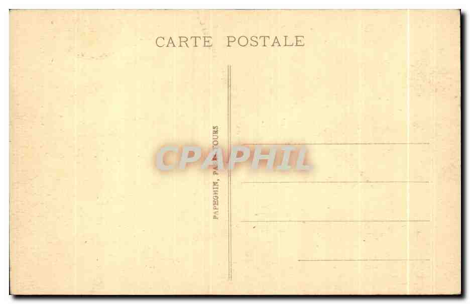 CPA Paris La Madeleine Magdalen Chareh — Verso