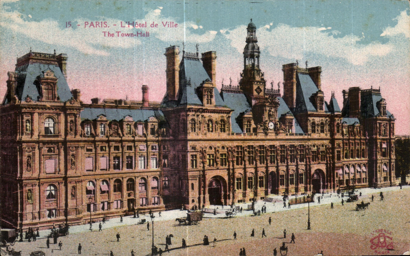 CPA Paris L Hotel de Ville The Town Hall