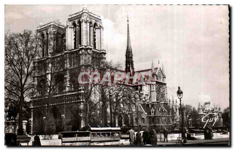 CPSM Paris Et Ses Merveilles La Cathedrale Notre Dame