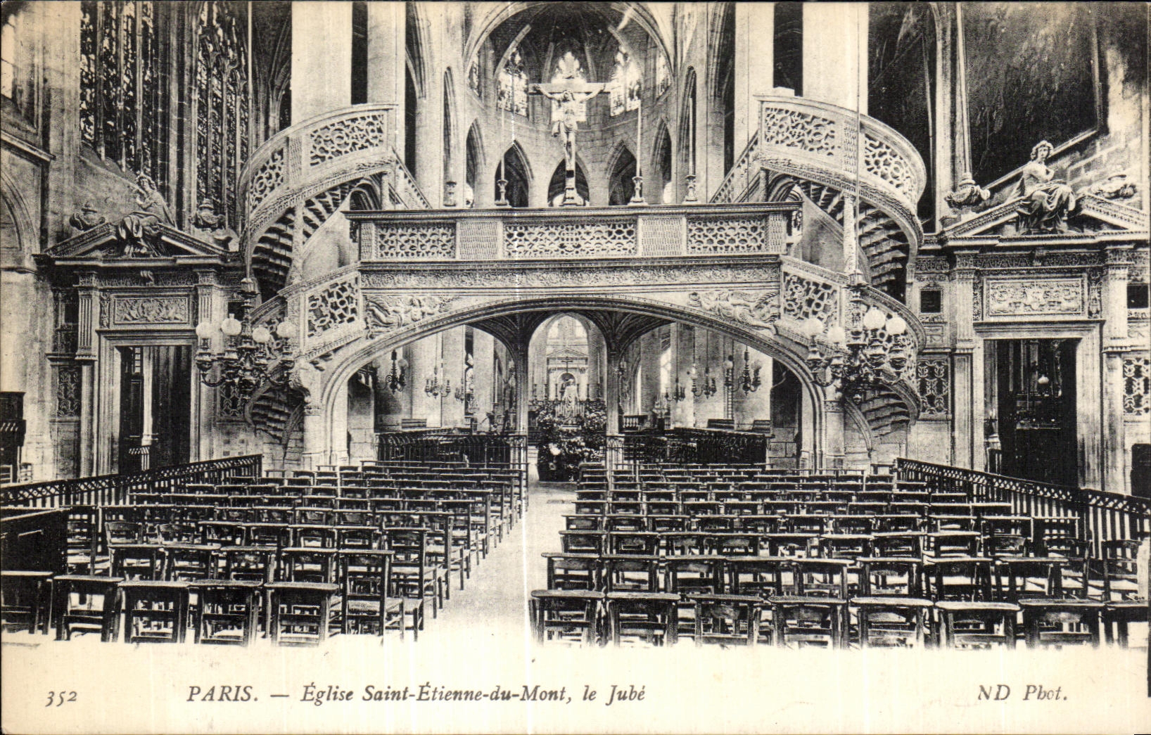 CPA Paris Eglise Saint Etienne du Mont La Jub