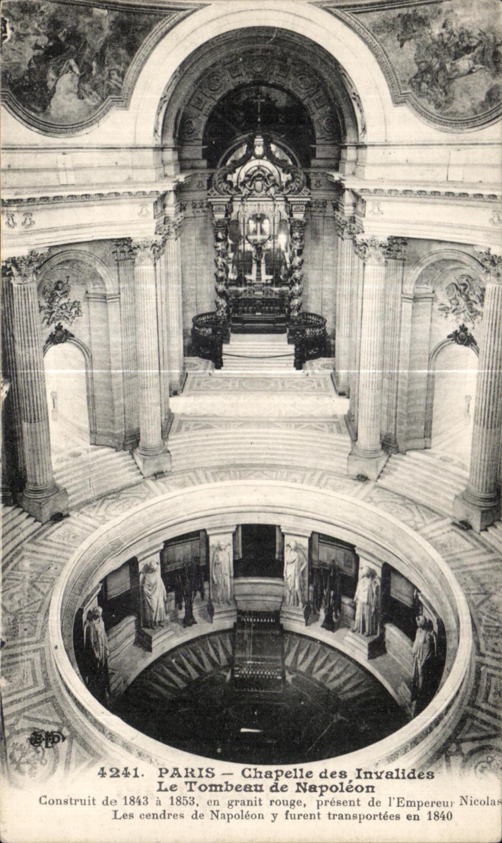 CPA Paris Chapelle des Invalides Napoleon 