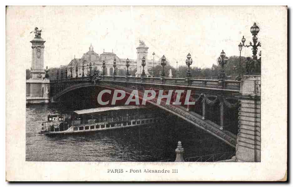 CPA Paris Pont Alexandre lll Peniche