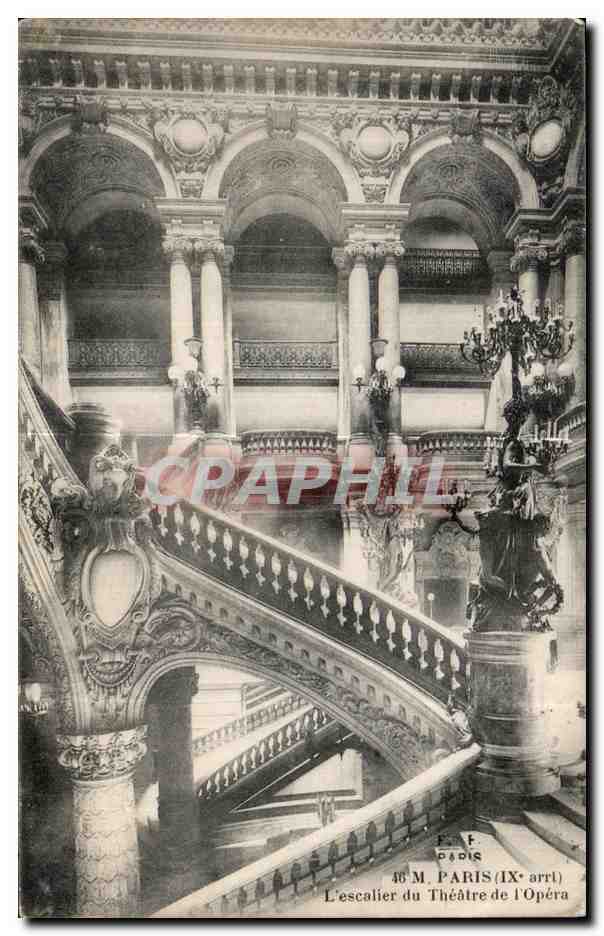 CPA Paris (IX e arrt) L escalier du Theatre de l Opera