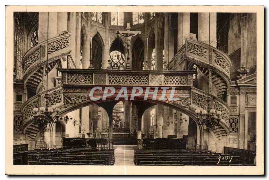 CPA Paris En Flanant Interieur de St etienne du Mont Le Jube st Entinne lu Mort church (Interior)