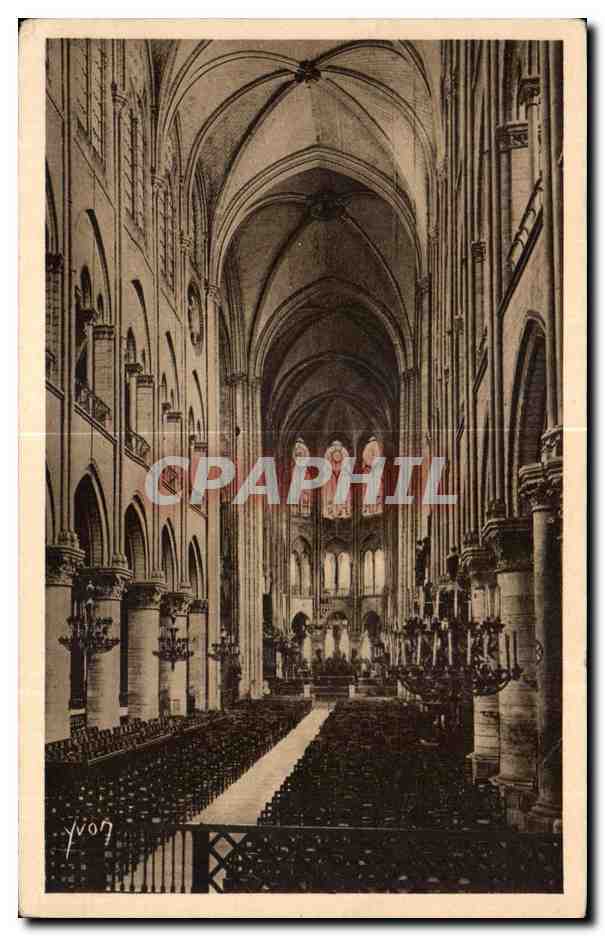 CPA Paris Interieur de Notre Dame 