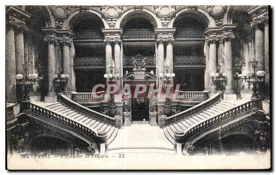 CPA Paris L Escalier de l Opera