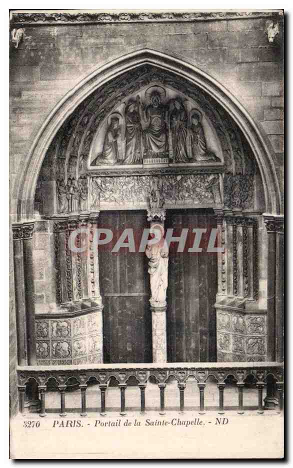 CPA Paris Portail de la Sainte Chapelle