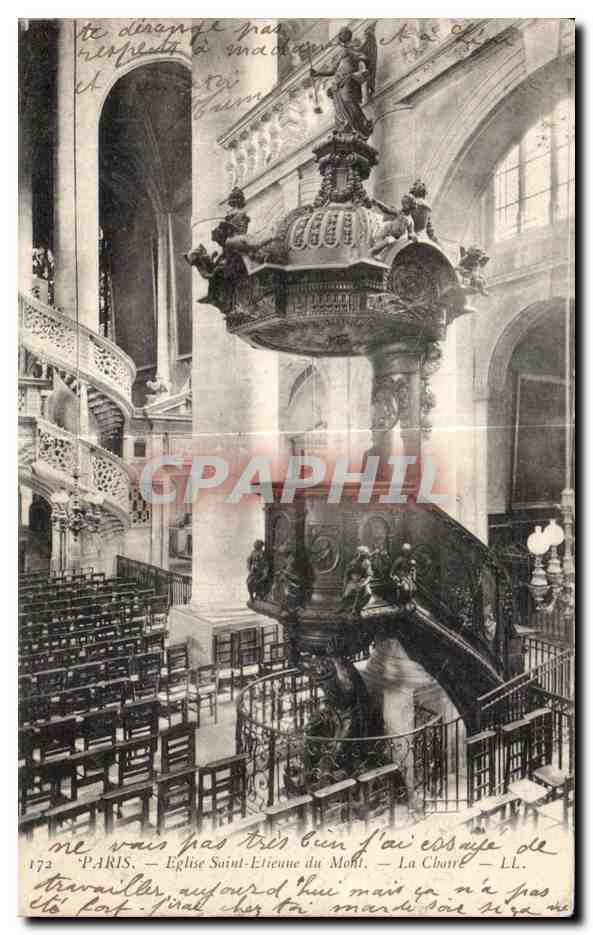 CPA Paris Eglise Saint Etieune du Mont La Chair