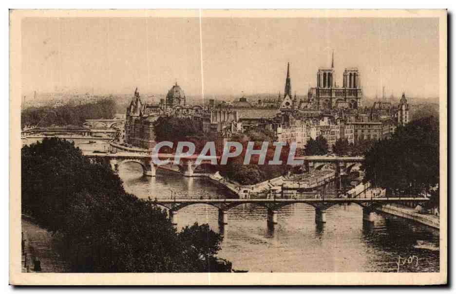 CPA Paris La Cite Norte Dame City Bridges