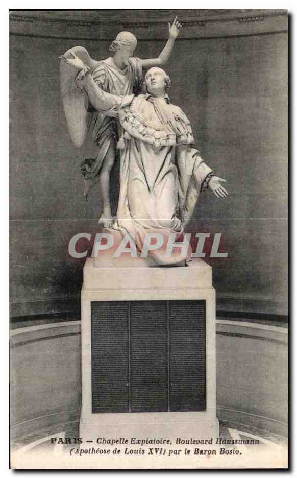 CPA Paris Chapelle Expiatoire Boulevard Haussmann (Apotheose de Louis XVI) par le Baron Bosio