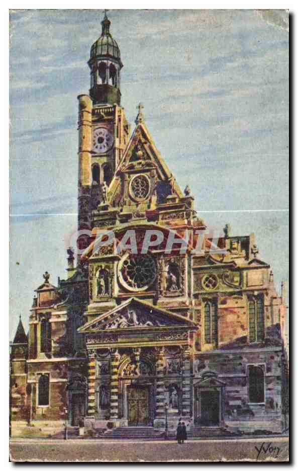 CPA Paris L Eglise Saint Entienne du Mont St Entienne du Mont s church