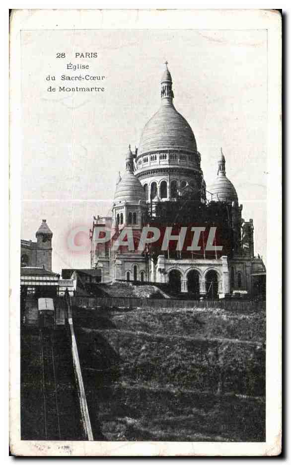 CPA Paris Eglise du Sacre Coeur de Montmartre
