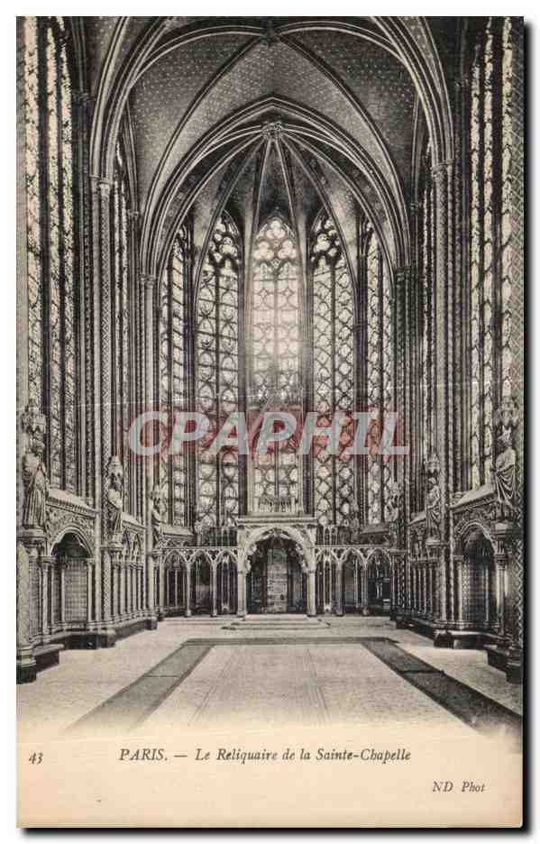 CPA Paris Le Reliquaire de la Sainte Chapelle