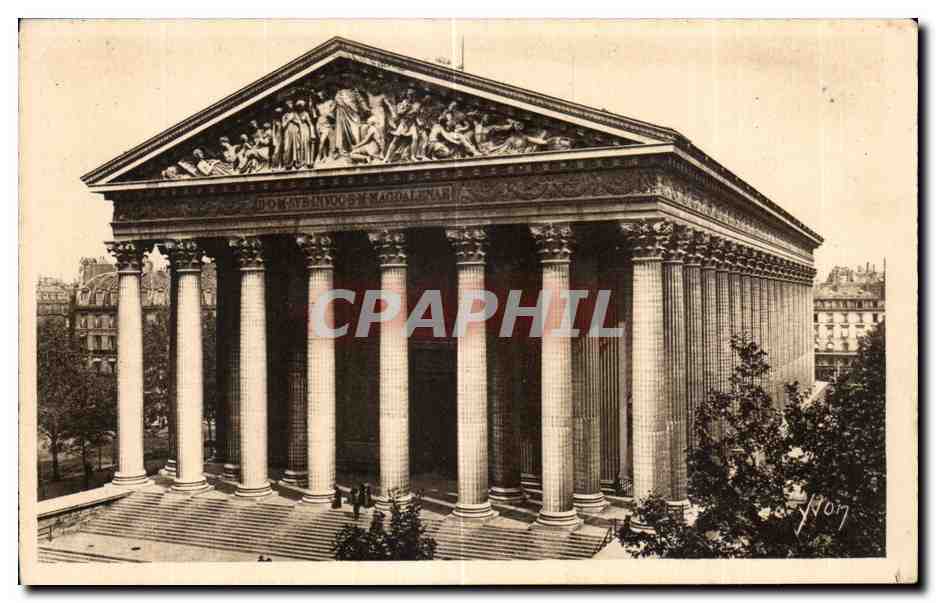 CPA Paris L Eglise de la Madeleine Magalen Church