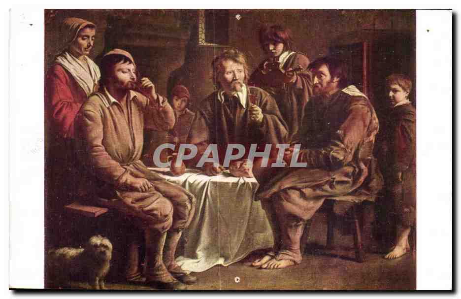 CPA Musee du Louvre Le Nain Le repas des paysans 