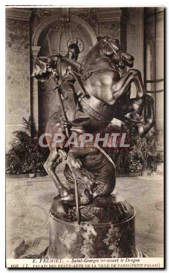 Saint-Georges tötet den Drachen — E. Frémiet — Palais des Beaux-Arts de la Ville de Paris (Petit Palais)