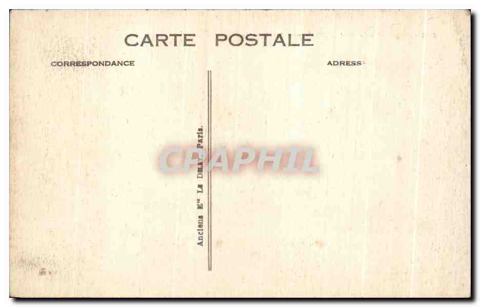 CPA Paris Saint Philippe du Roule — Verso