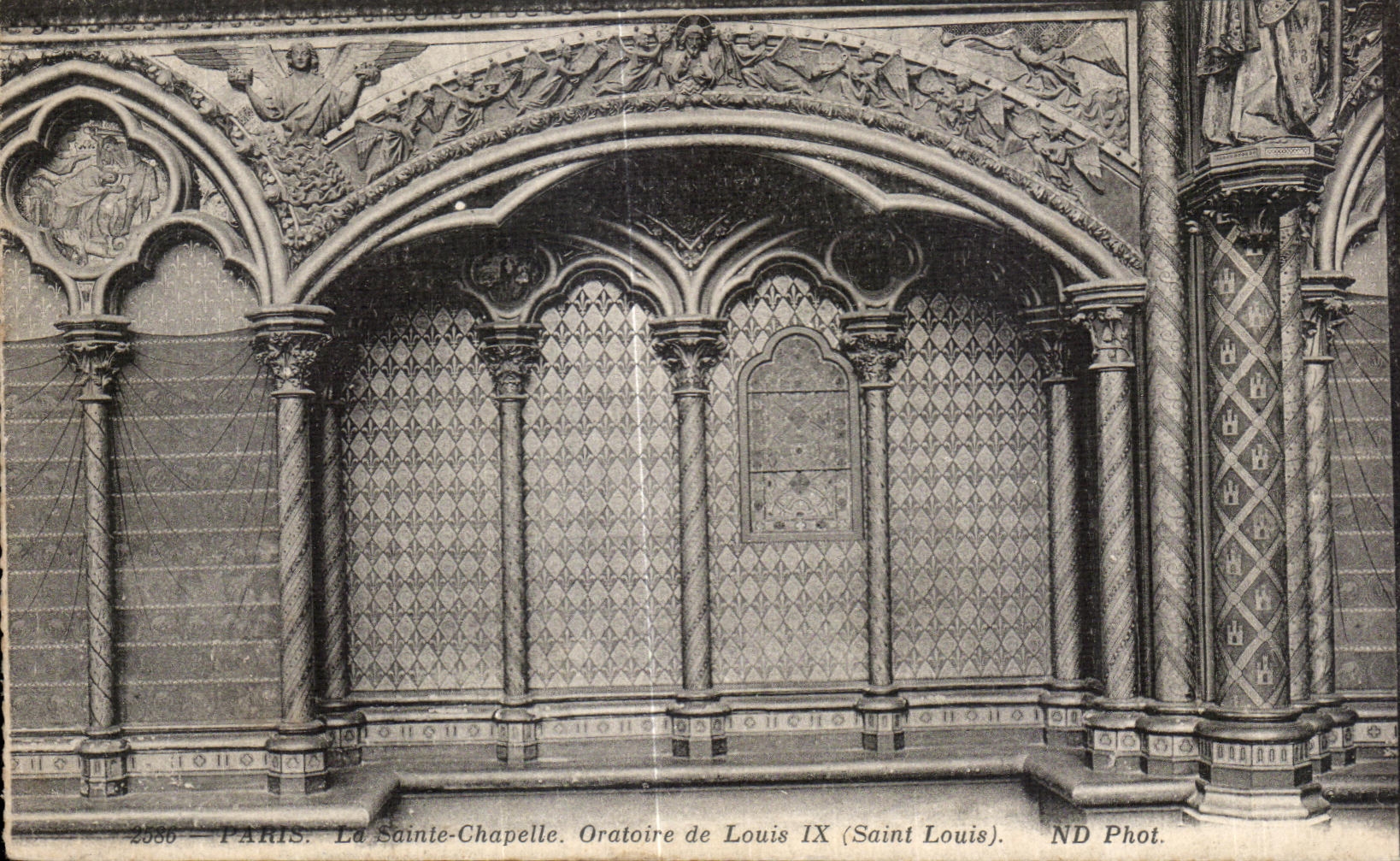 CPA Paris La Saint Chapelle Oratoire de Louis IX