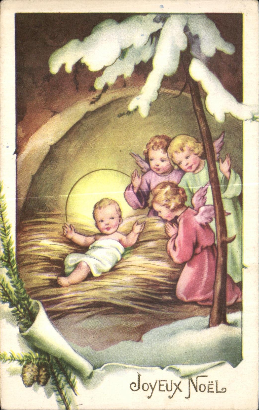 CPA Fantaisie Joyeux Noel Christmas