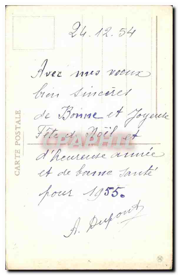 CPA Fantaisie Joyeux Noel Christmas — Rückseite