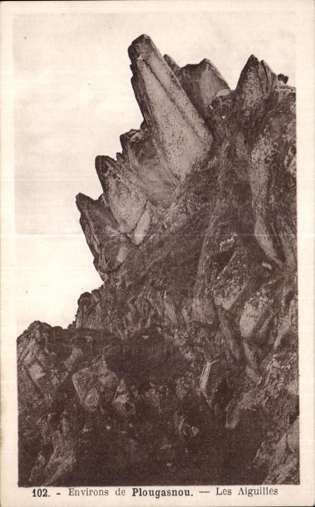 CPA Environs de Plougasnou Les Aiguilles