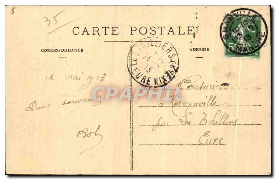 Saint-Malo - Le Grand Bé - Le Tombeau de Chateaubriand, un Jour de Tempête - G. F. — Reverso