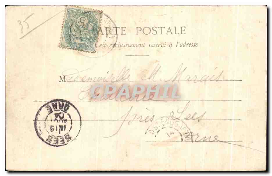 St-Malo - Côte d'Émeraude - Le Tombeau de Châteaubriand — Verso