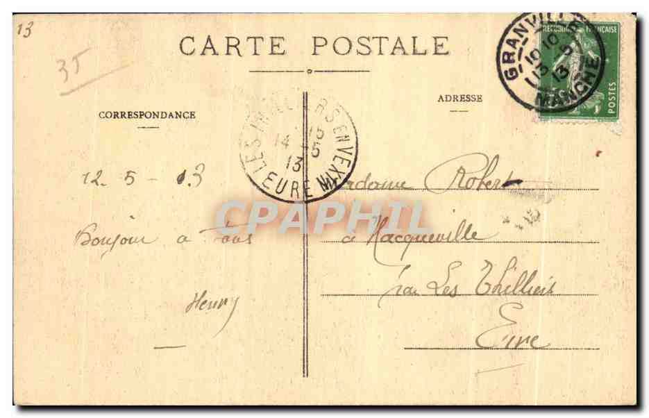 Saint-Malo - Côte d'Emeraude - La Tour Bidouane - G F. - n°504 — Reverso