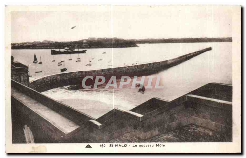 St-Malo - Le nouveau Môle — CPAHAPHIL n°160