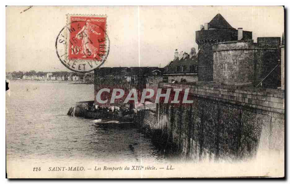 Saint-Malo — Les Remparts du XIIIe siècle — LL. n°124