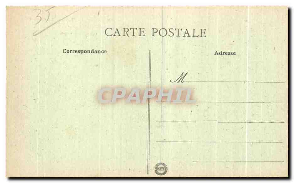 Saint-Malo - La Grande-Porte — Edición Guérin, n° 2495 — Reverso