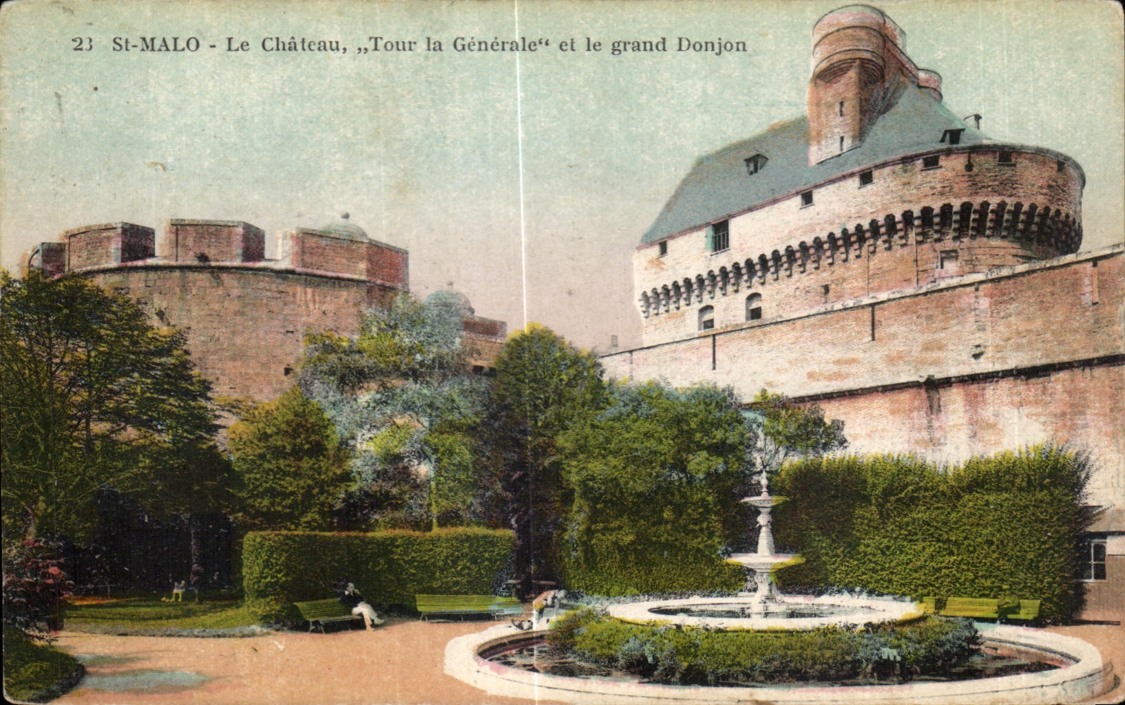 St-Malo - Il Castello, "Torre la Générale" e il grande Donjon