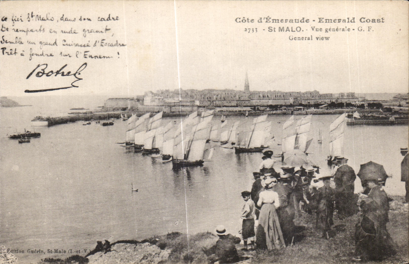 St-Malo - General View - Edition Guérin, St-Malo (1.-et-V.)