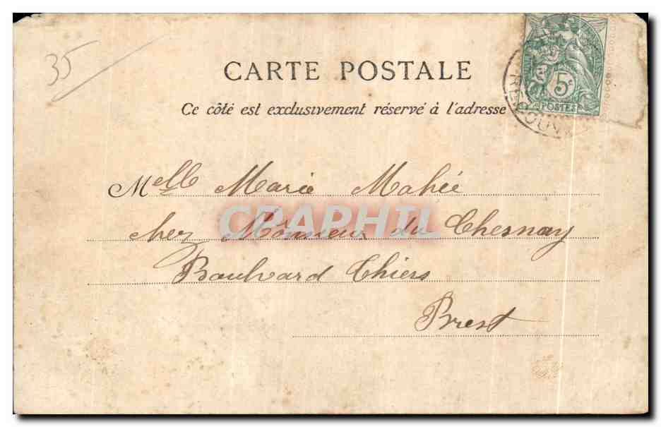 Saint-Malo — Los Muros Occidentales (Siglo XIII) — G.F. Côte d’Émeraude 2314 — Reverso