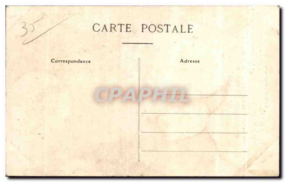 Saint-Malo — Tombeau de Châteaubriand (1768-1848) — Arnaud et Nozais, Nantes — Verso