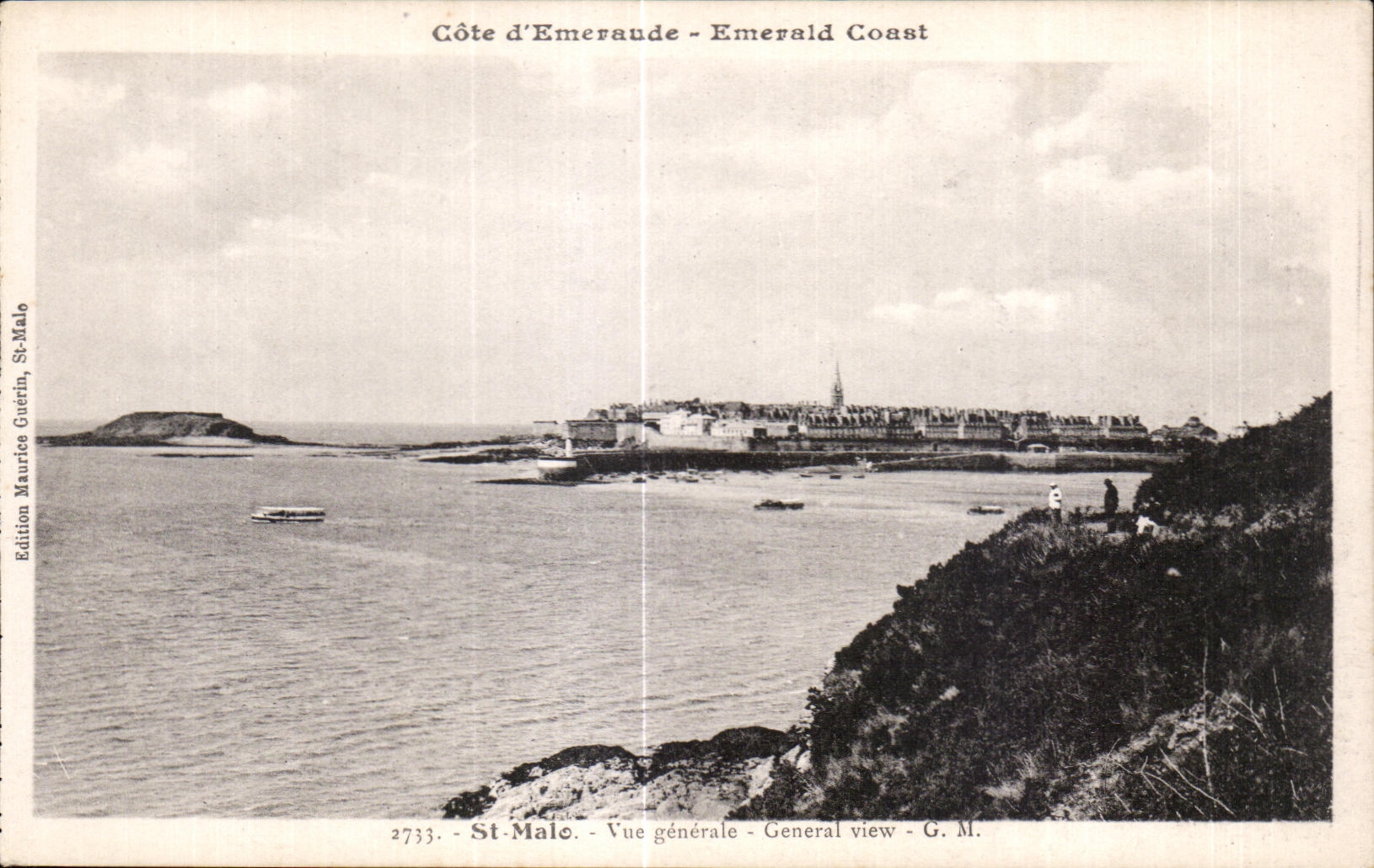 St-Malo - Vue générale - Édition Maurice Guérin, n° 2733