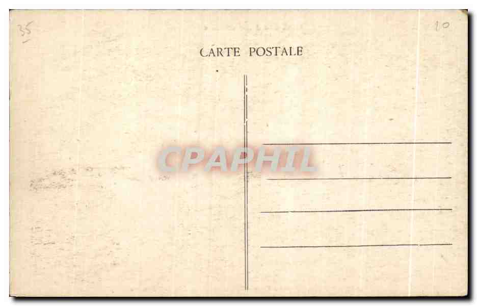 Côte d'Emeraude — Vue générale de l'Île de Cézembre — Édition Maunier, St-Malo, n° 4675 — Verso