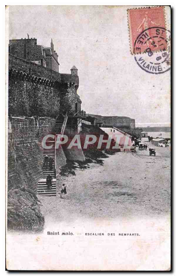 Saint-Malo — Escalier des remparts — Starck, Paris