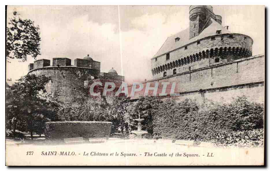 Saint-Malo - Le Château et le Square - LL