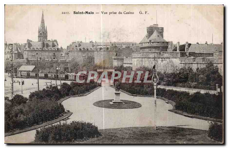Saint-Malo — Vue prise du Casino — G. F.