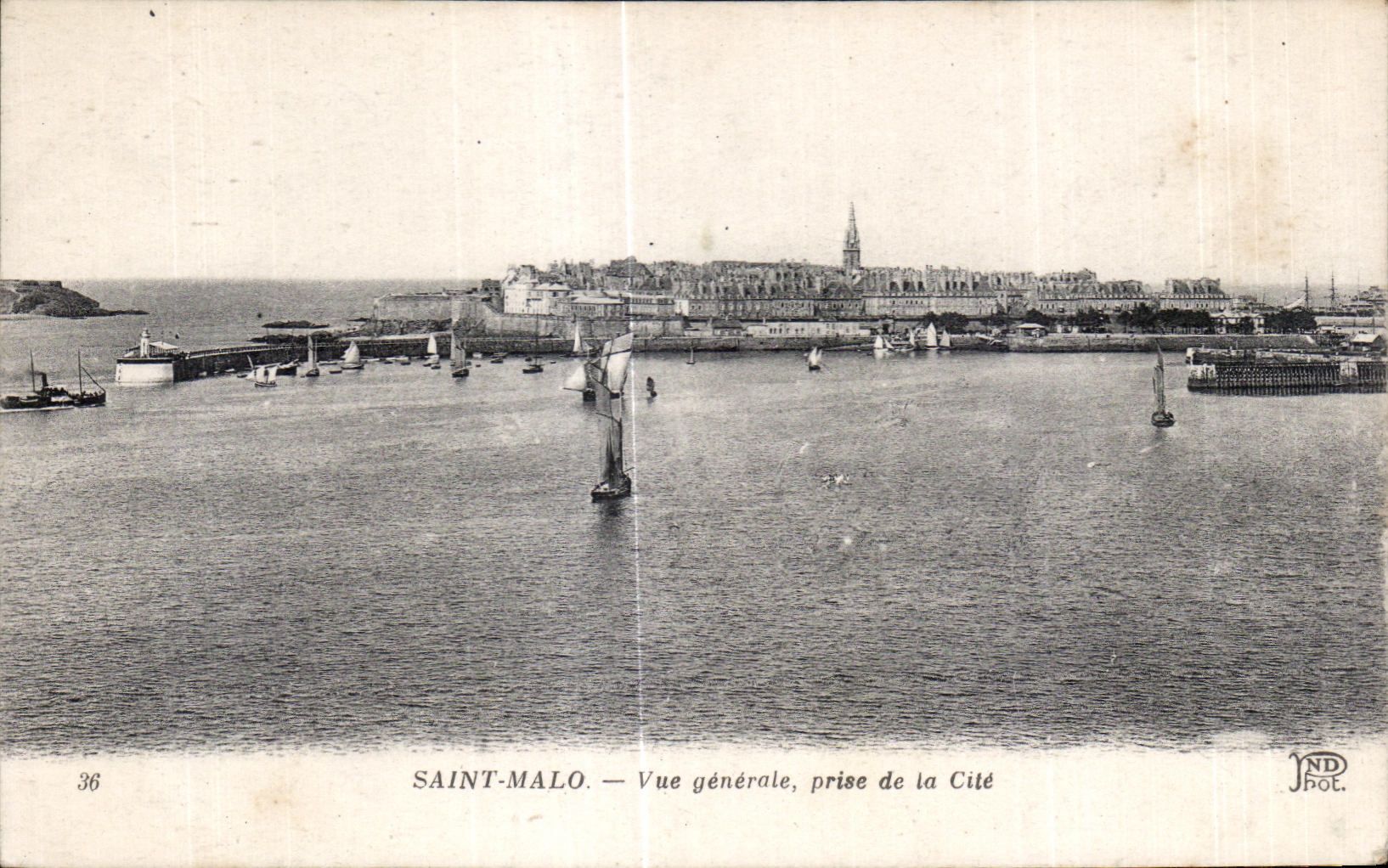 Saint-Malo — Vista generale, presa della Città — PND Phot.