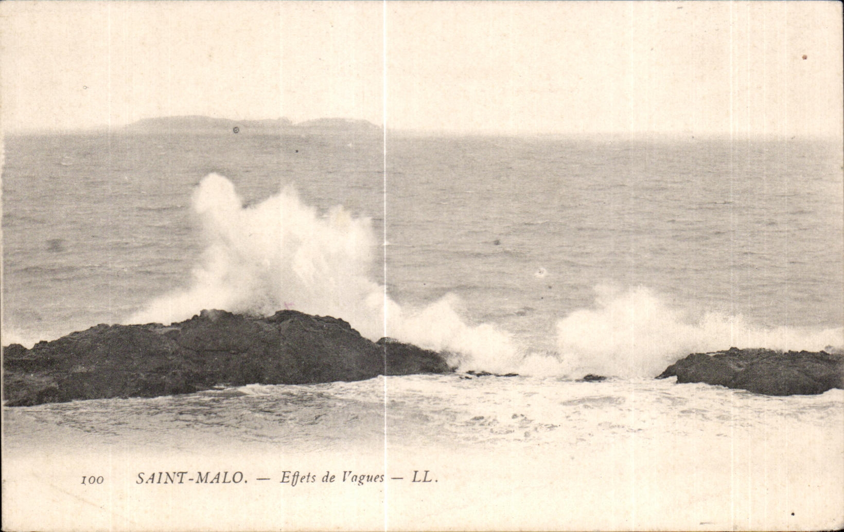 Saint-Malo — Effets de Vagues — LL. - Anverso