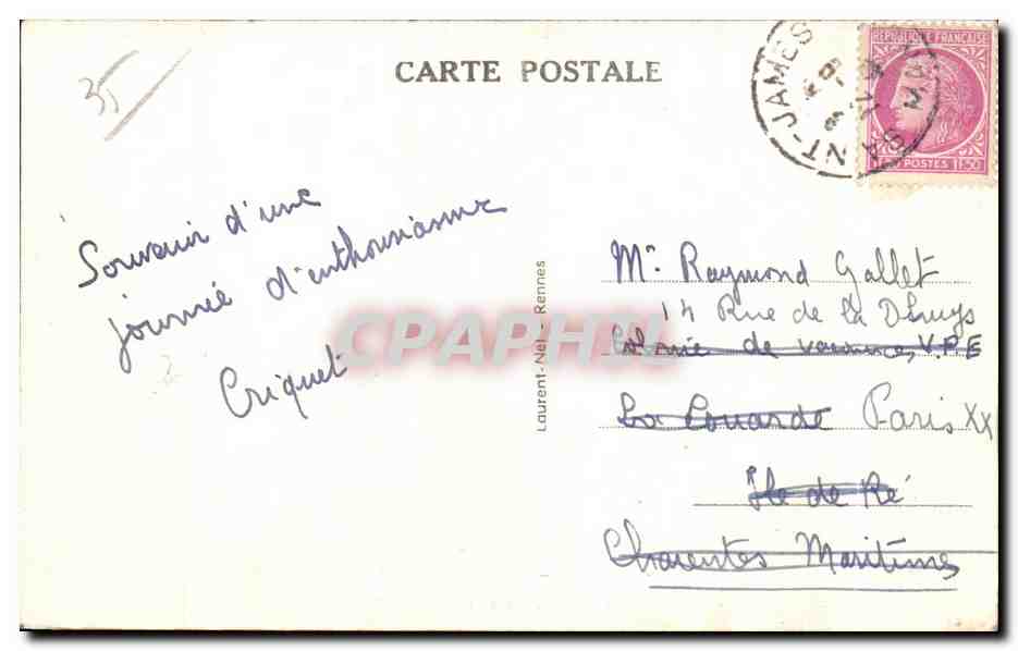 Tombeau de Châteaubriand sur le Grand Bé — Saint-Malo — Côte d'Émeraude — Reverso