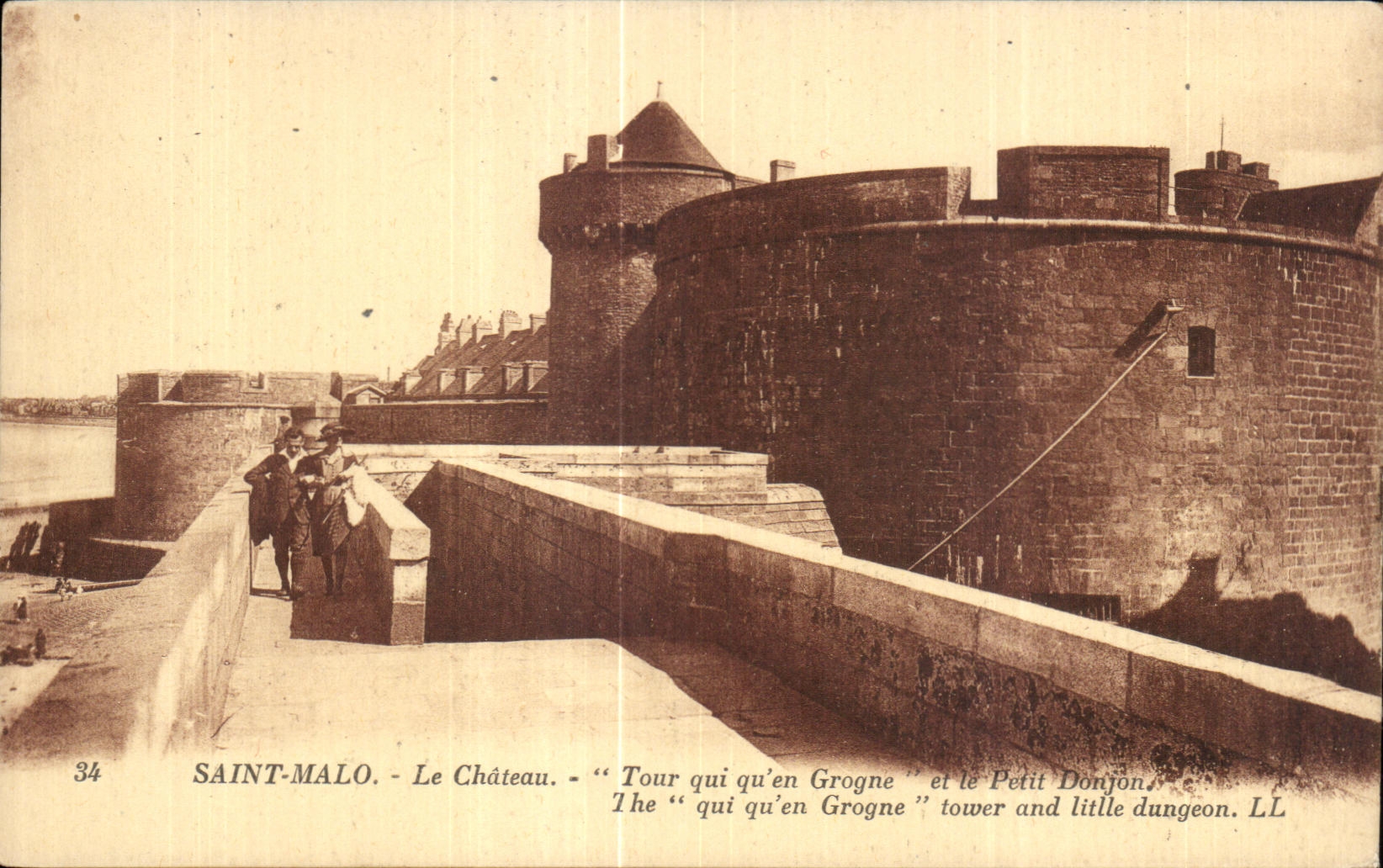 Saint-Malo - El Castillo - "Torre que quién no se enoja" y el Pequeño Donjon