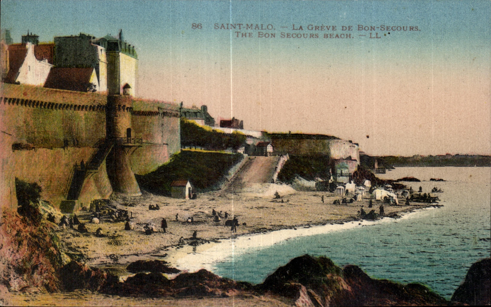 Saint-Malo — La Grève de Bon-Secours — LL