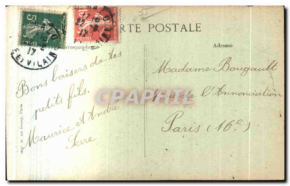 SAINT-MALO — Côte d'Émeraude — Le Tombeau de Chateaubriand — Reverso